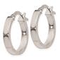 Gold Classics&#8482; 14kt. White Gold 20mm Hoop Earrings - image 2