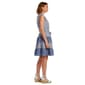 Womens Figueroa & Flower Sleeveless Mix Stripe Tier A-Line Dress - image 3