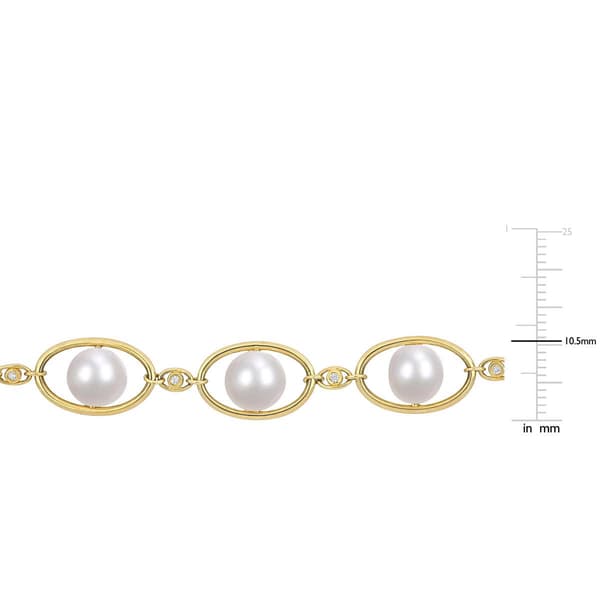 Gemstone Classics™ 18kt. Yellow Gold Pearl Bead Necklace