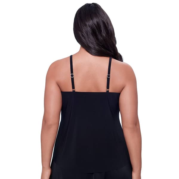 Plus Size Trim Shaper Kona Corners Hank Tankini Swim Top