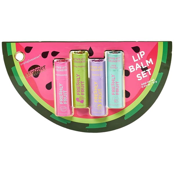 Simple Pleasures(R) Freshly Fruit 4pc. Lip Balm Set - image 