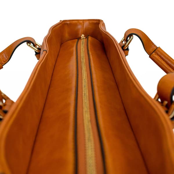 Badgley Mischka Julia Vegan Leather Tote Weekender Travel Bag