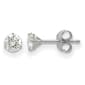True Light(tm) 4.0mm Moissanite Martini Post Earrings - image 1