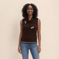 Womens Nanette Lepore Sleeveless Ascot Tie Neck Sweater Vest - image 2