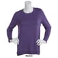 Plus Size Retrology Crew Neck Button Sleeve Side Slit Sweater - image 21