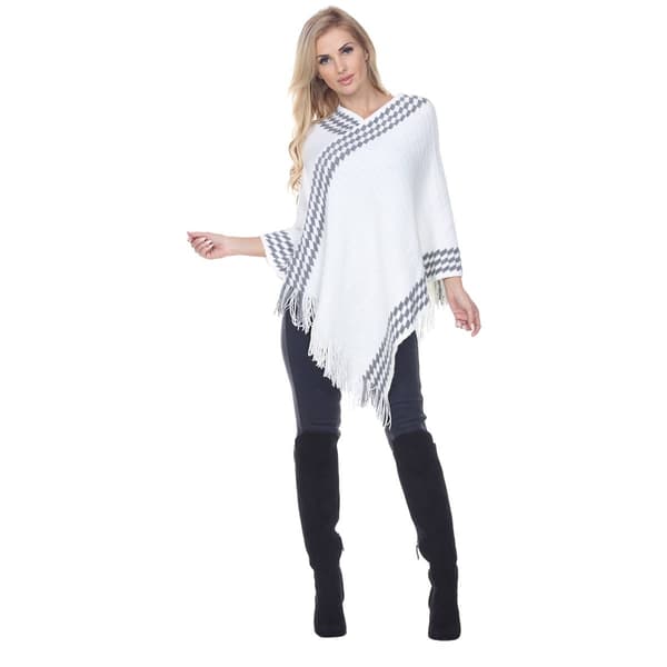 Womens White Mark Nevaeh Ivory Poncho