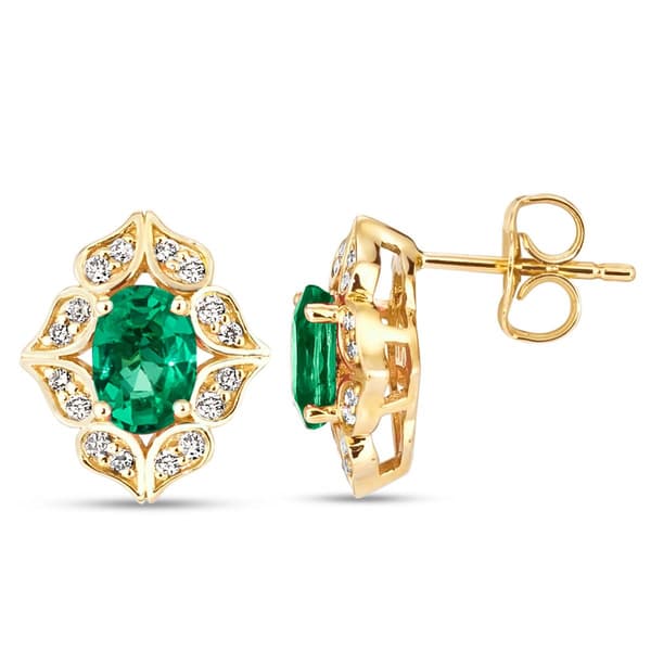 Le Vian(R) Costa Smeralda Emeralds(tm) Vanilla Diamonds(R) Earrings - image 