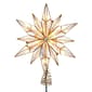 Kurt Adler 10-Light 12-Point Capiz Star & Center Gem Treetop - image 1
