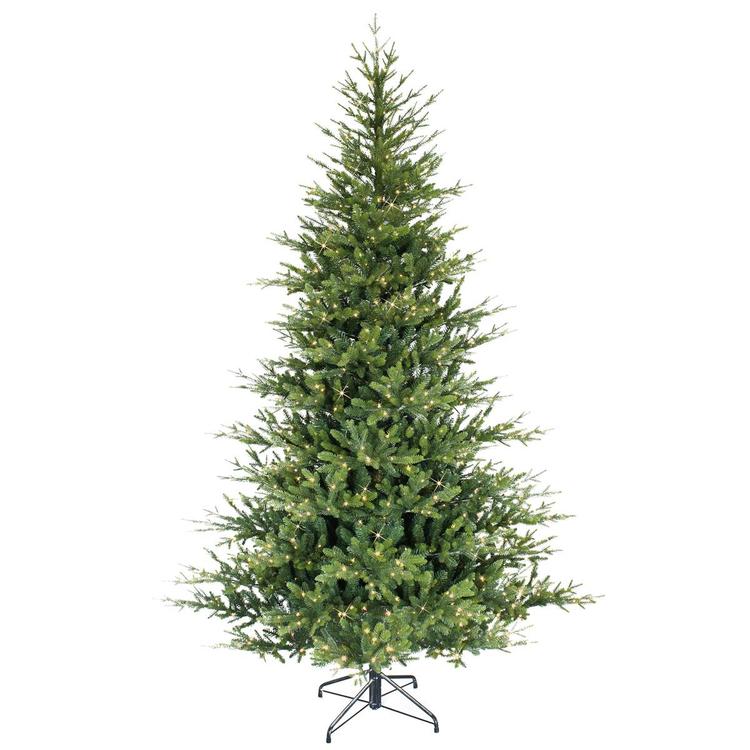 Puleo International 6.5ft. Pre-Lit Alberta Spruce Christmas Tree