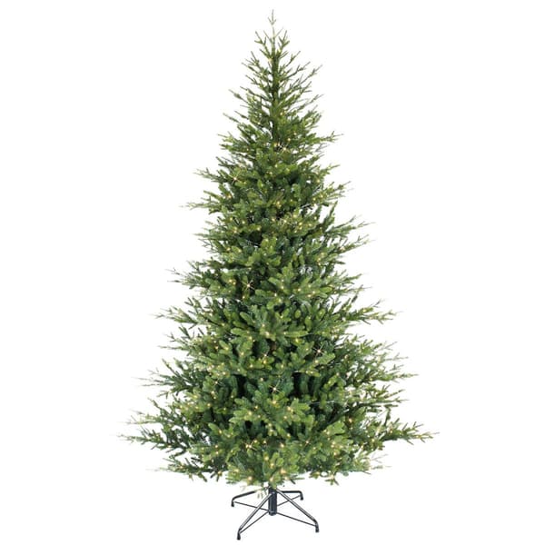 Puleo International 6.5ft. Pre-Lit Alberta Spruce Christmas Tree