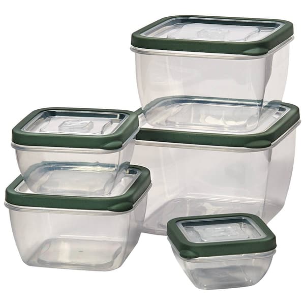 Farberware(R) 10pc. Square Wheat Storage Set with Vent - image 