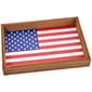 Home Essentials 18 In Lrg American Flag Wood Tray - image 1