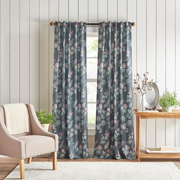 Martha Stewart Norah Floral Panel Curtain - image 