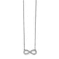 Diamond Classics&#40;tm&#41; 14kt. Polished Infinity Symbol Necklace - image 1