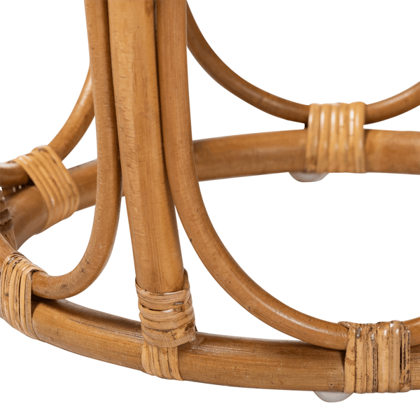bali & pari Jayana Natural Rattan Round End Table