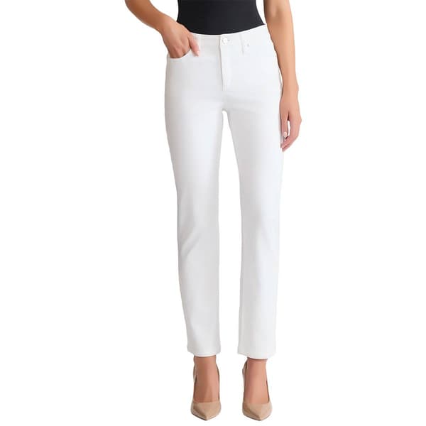 Petites Jones New York Lexington Straight Leg Denim
