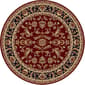 Tayse Sensation Sariya Red Round Area Rug - 5'3 - image 1