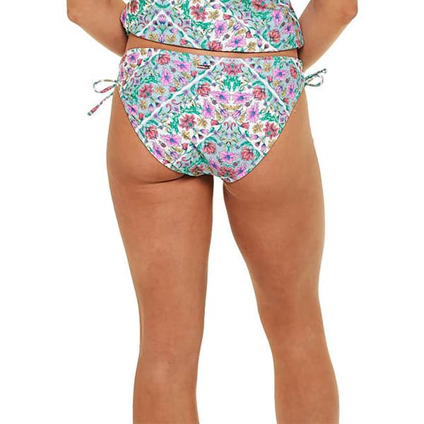 Juniors Raisins & Island Soul Sweet Floral Side Tie Swim Bottoms