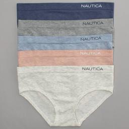 Womens Nautica 5pk. Heather Hiptsers Panties NT3034-5PKAS