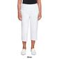 Womens Alfred Dunner Classics_S5 Denim Fringe Capri Pants - image 7