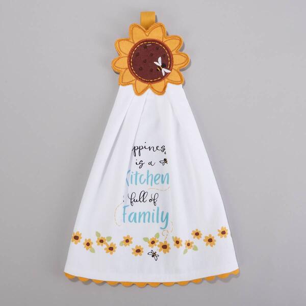 Kay Dee Designs Sunflowers Forever Hanging Towel - image 