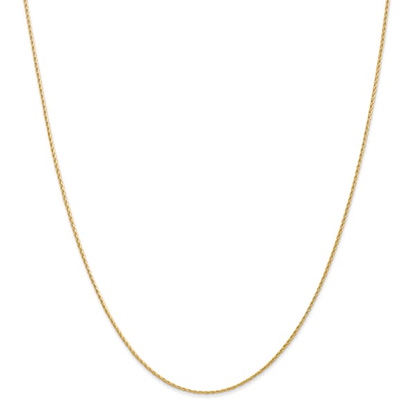 Gold Classics&#40;tm&#41; 1.0mm. 14k Baby Parisian Wheat Necklace - image 