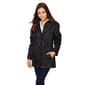 Womens Capelli Solid Cinched Waist Rain Slicker - image 1