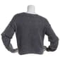 Juniors No Comment Onyx Mineral Washed Cable Knit Sweater - image 2