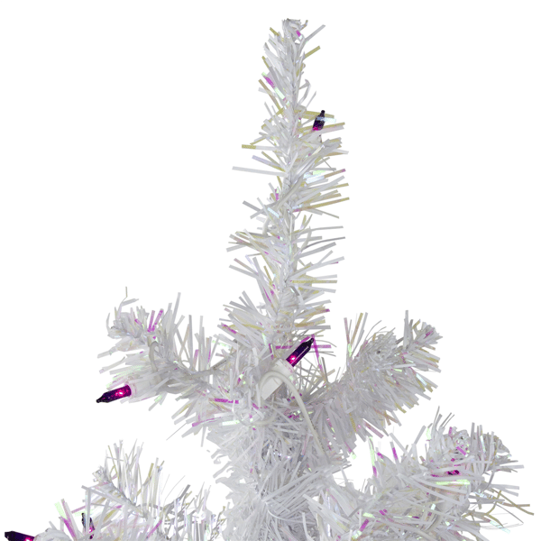 Northlight 4ft. Purple Pre-lit Iridescent Pine Christmas Tree