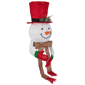 Northlight Lighted Snowman with Red Top Hat Christmas Tree Topper - image 5