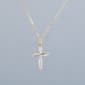 Kids10kt. Yellow Gold Cross Pendant Necklace - image 1