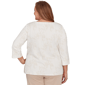 Plus Size Alfred Dunner Saratoga Springs Textured Floral Blouse - image 2