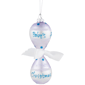Northlight Baby Boy''s First Christmas 2023 Glass Ornament - image 3