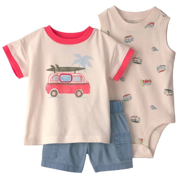 Baby Boy (3-24M) Carter''s 3Pc Surf Short Set