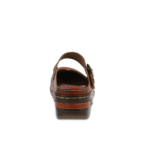 Womens L’Artiste by Spring Step Aneria Clogs- Camel