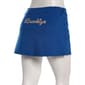 Juniors No Comment Embroidered Twill Applique Mini Skort - Blue - image 3