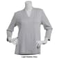 Plus Size Hasting & Smith 3/4 Sleeve Seamed Front V-Neck Tee - image 6