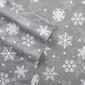 Micro Flannel&#174; Snowflakes Grey Printed Deep-Pocket Sheet Set - image 2