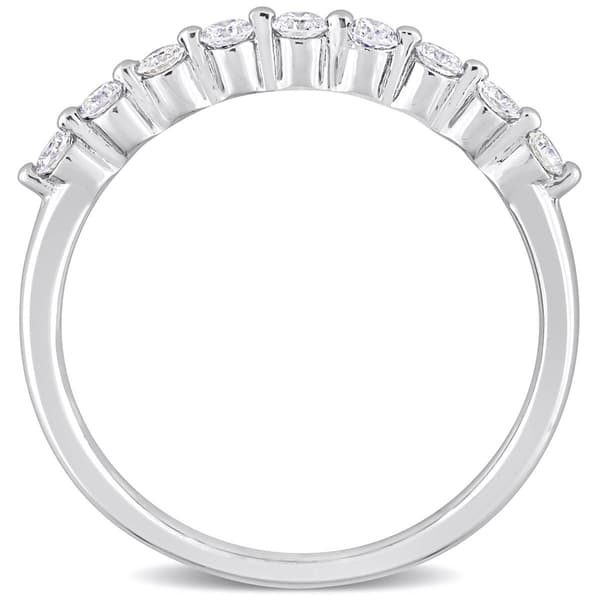Platinum Plated 1/3ctw. Lab Grown Diamond Ring