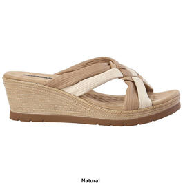 Womens Good Choice Wedge Strappy Sandals