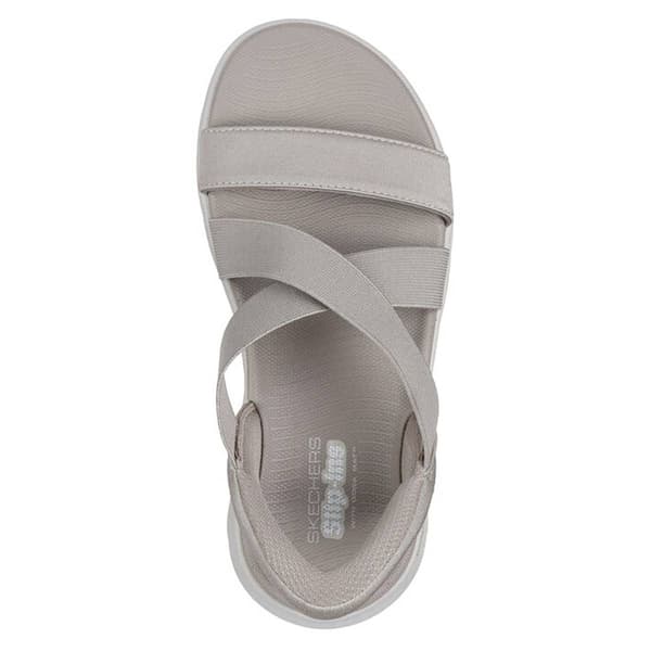 Womens Skechers Slip-Ins&#174; Go Walk Flex Sandal - Glimmer