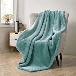 VCNY Home Avery Pure Solid Ultra-Plush Warm Antimicrobial Throw