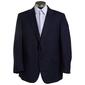 Mens Adolfo Portly Checkered Suit Jacket - Blue - image 1