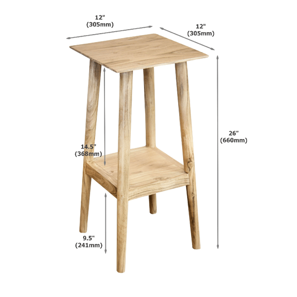 Fairway Avenue Home™ Solid Acacia Plant Stand