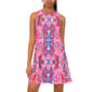Petite MSK Sleeveless Paisley Keyhole Back Shift Dress - image 3
