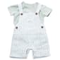 Baby Boy (12-24M) Little Lad(R) 2pc. Striped Overall Shorts Set - image 1