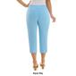Plus Zac & Rachel Solid Millennium Pull On Cropped Pants - image 2