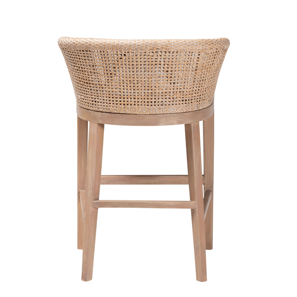 bali & pari Papua Modern Bohemian Counter Stool