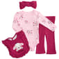Baby Girl &#40;NB-9M&#41; Rene Rofe&#40;R&#41; 4pc. Puppy Bodysuit & Pants Set - image 1