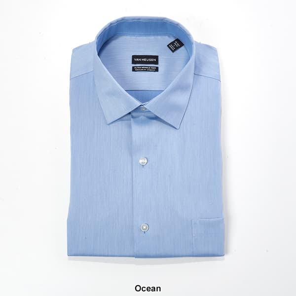 Mens Van Heusen® Regular Fit Wrinkle Free Long Sleeve Dress Shirt - image 